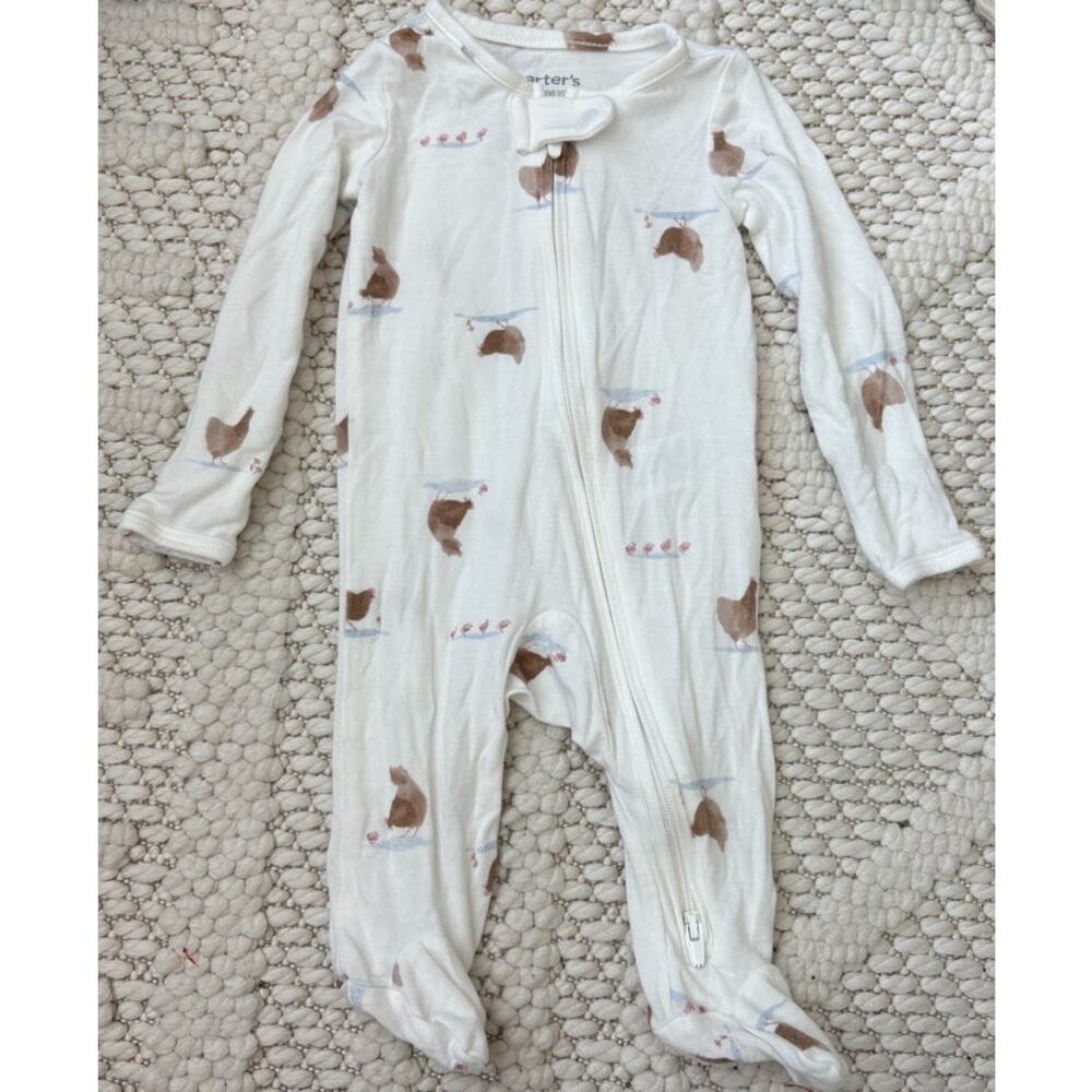 NWOT Carters Farm Newborn Bamboo Sleeper